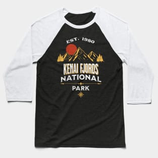 Kenai Fjords National Park Baseball T-Shirt